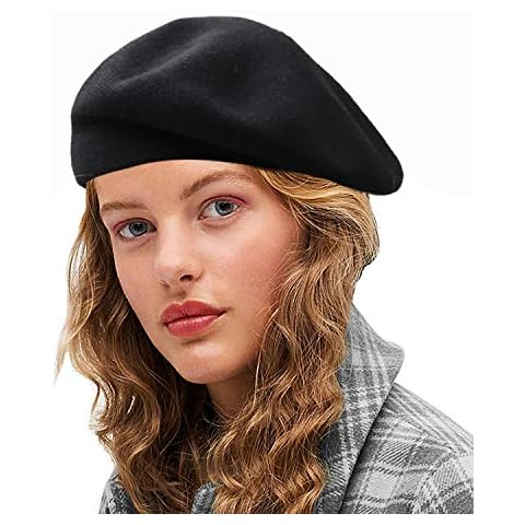 Sydbecs Cashmere Beret Hats for Women Girls Cover