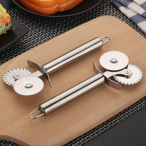 Cortador de pizza de aço inoxidável da Lioobo, cortador de massa e cortador de massa