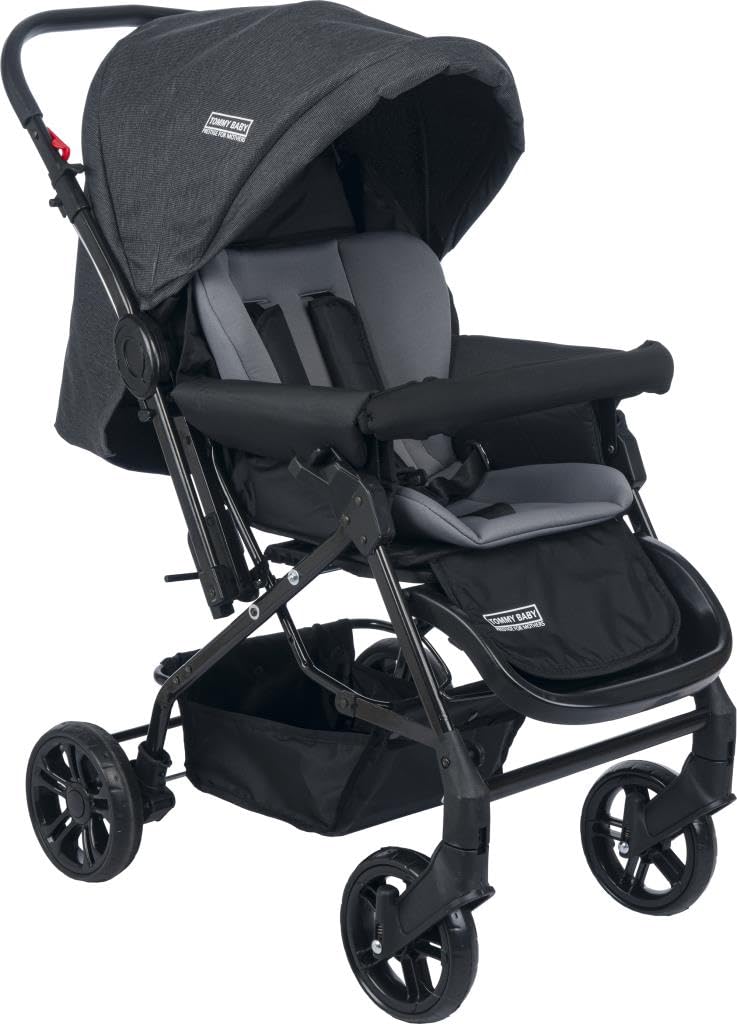 TommyBaby Elegant Çift Yönlü Bebek Arabası Puset Antrasit