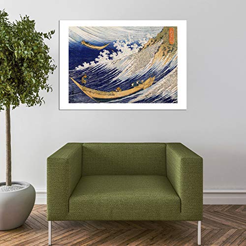 Affiche Ocean Waves Hokusai grand format poster mat de collection - 7