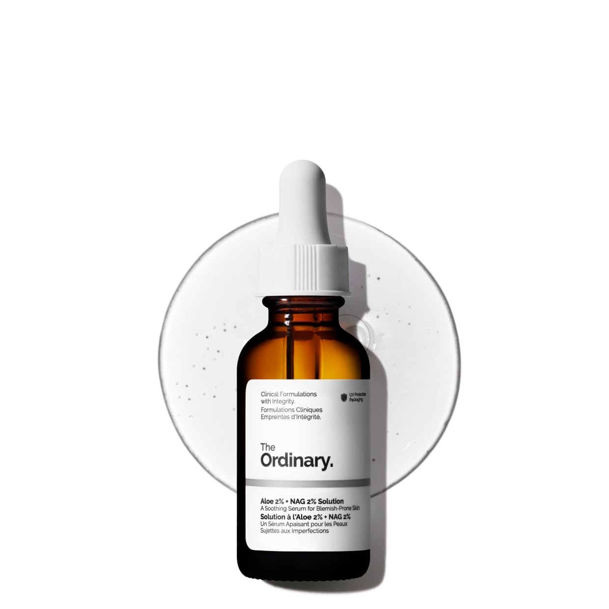 The Ordinary Aloe 2% + NAG 2% Solution, Soothes Skin and Targets Post-Acne Marks, 1 Fl Oz