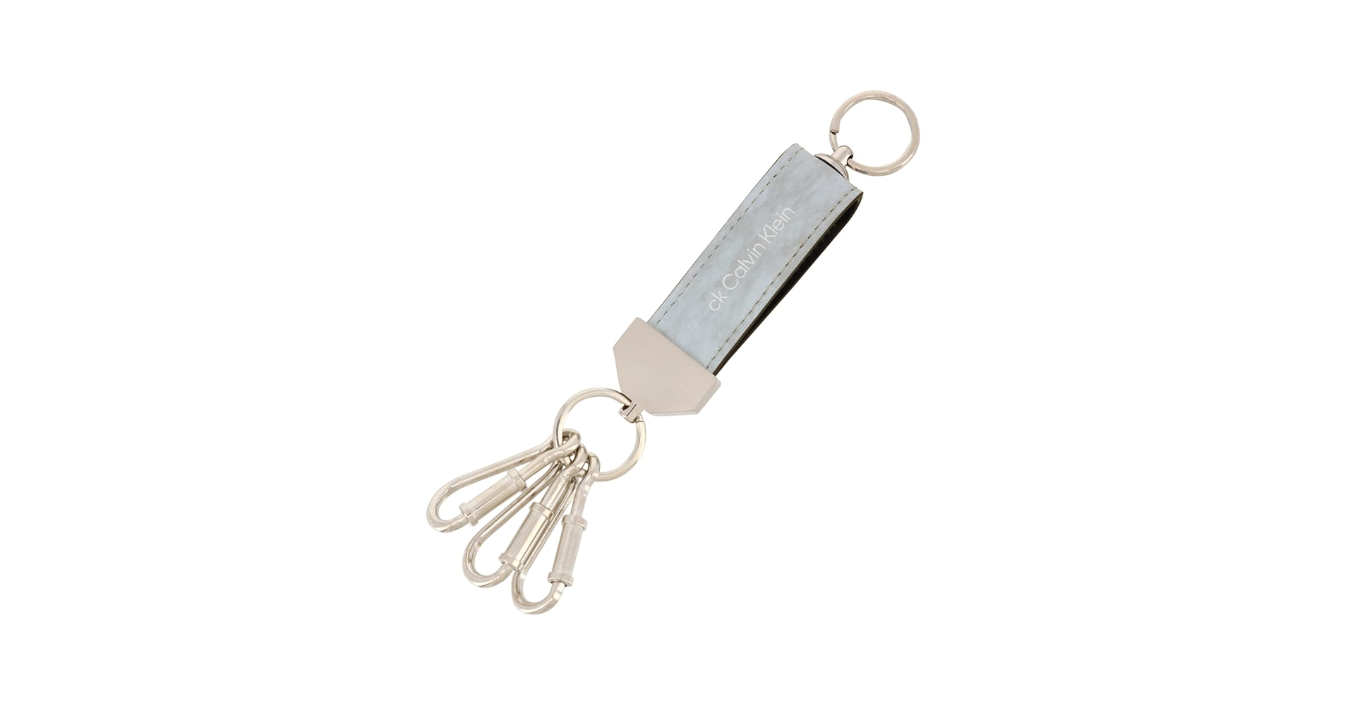 カルバンクライン　CK キーホルダー キーリング シルバー　新品　カラビナ カルバンクライン CK キーホルダー キーリング シルバー 新品