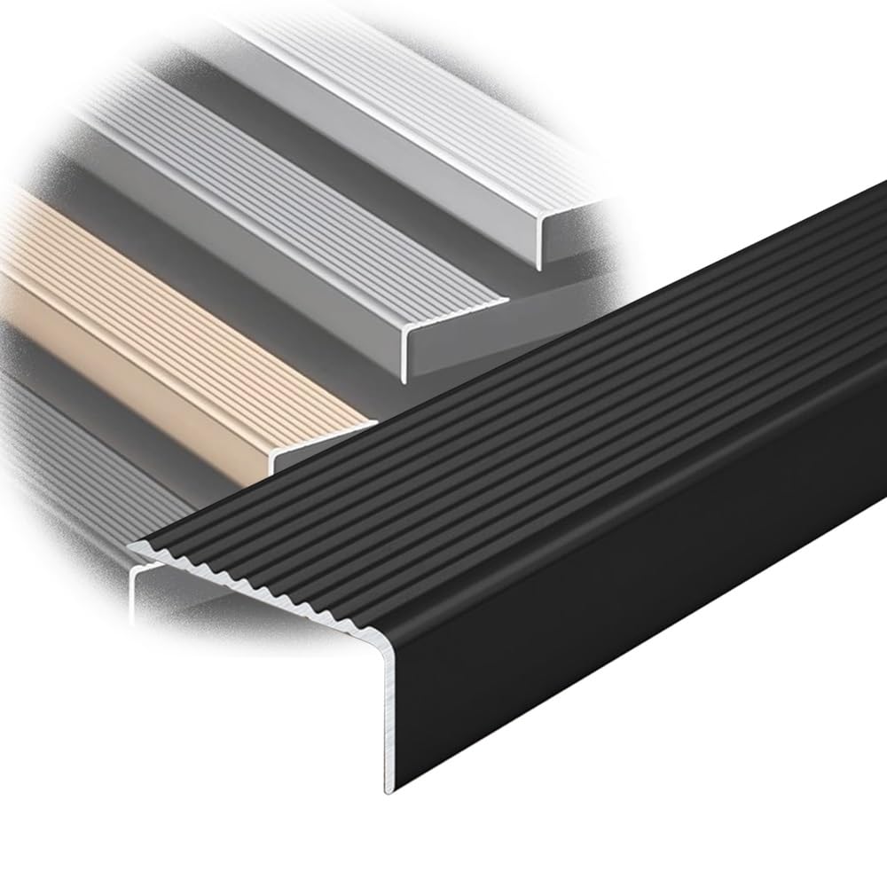 90cm Perfil De Borde De Escalera Autoadhesivo Aluminio Perfil De Protección Para Borde De Escalón Para Escalones Madera Metal Baldosas