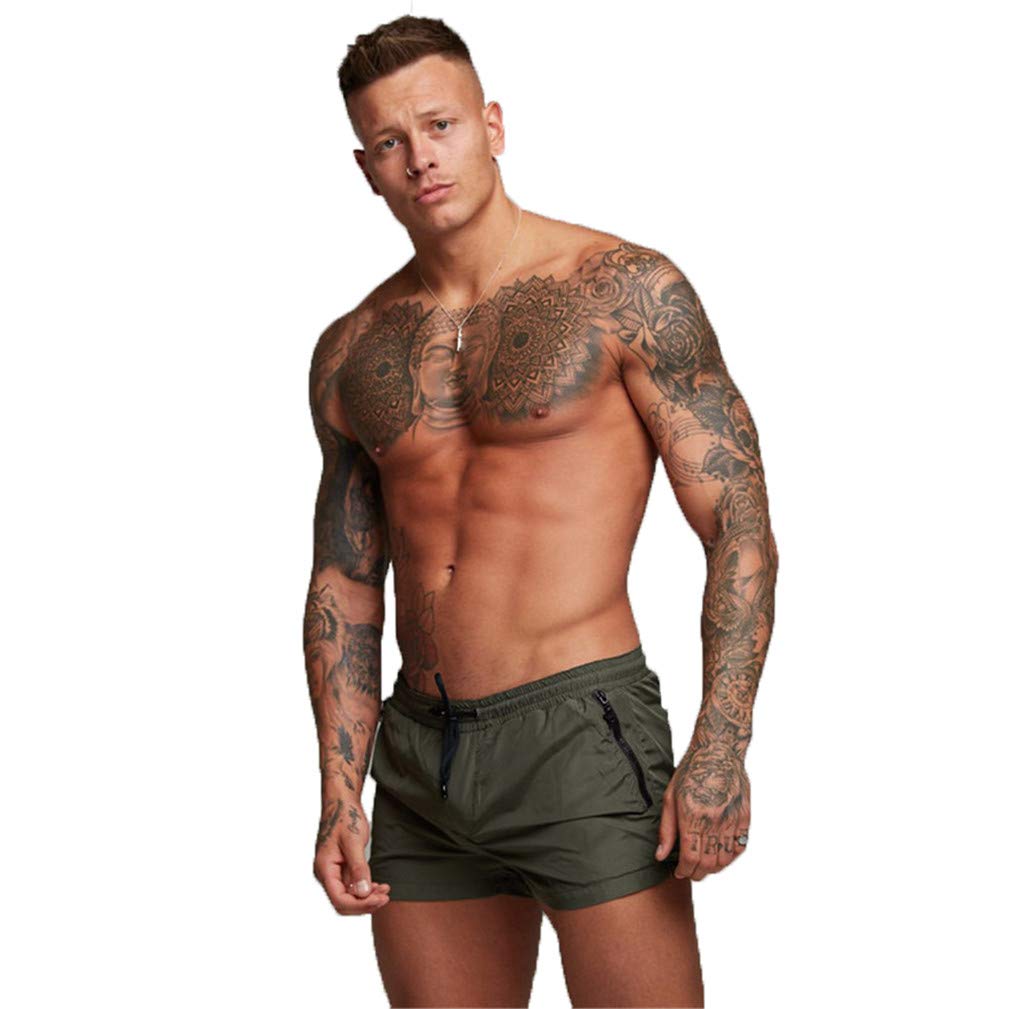 Bañadores de natación, Pantalones Cortos de los Hombres de Secado rápido Playa Surf Corriendo Pantalones Cortos de natación Boxeadores Calzoncillos