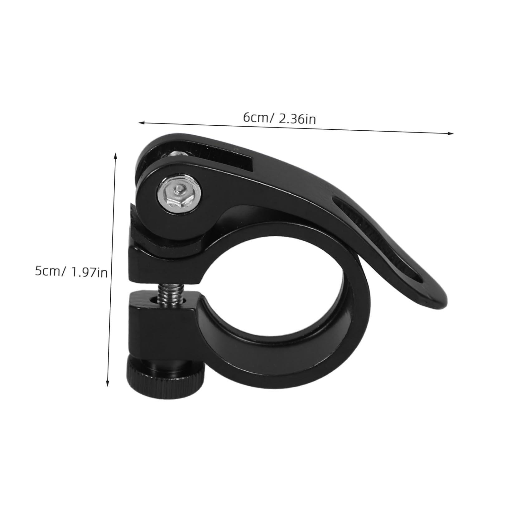 Toddmomy 3Pcs Aluminum Alloy Bicycle Seat Post Clamp Quick Release Tube Clip for Secure Fit Precision Engineering for Mountain Road Bikes Compatible Multi Purpose Accessory
