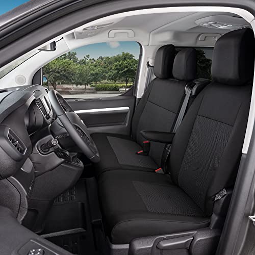 Accesorionline Fundas de Asiento para PROACE 2016- / PROACE Verso II 2016-2-9plazas -100% A Medida (Delanteras 1+2) Cover