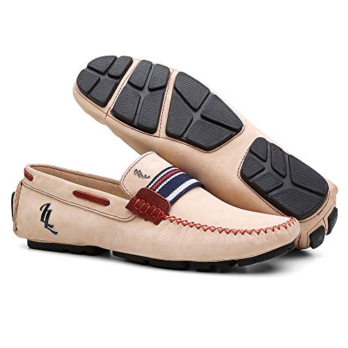 Mocassim Masculino Em Couro Legitimo Fire Cor:Branco;Tamanho:43