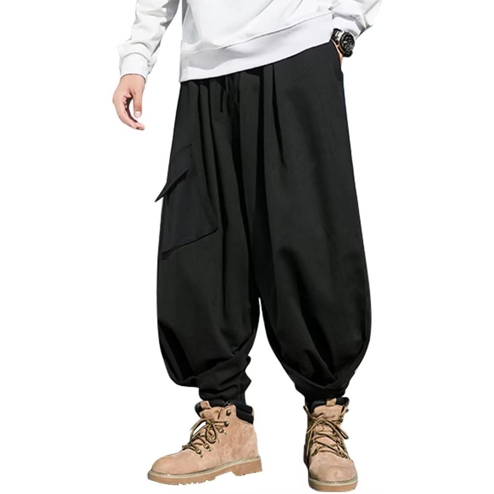 TOKIO KUMAGAI(HOMME DE NUIT)　サテン/サルエルパンツ ネイティブ柄 ワイドパンツ サルエルパンツ クロップドパンツ