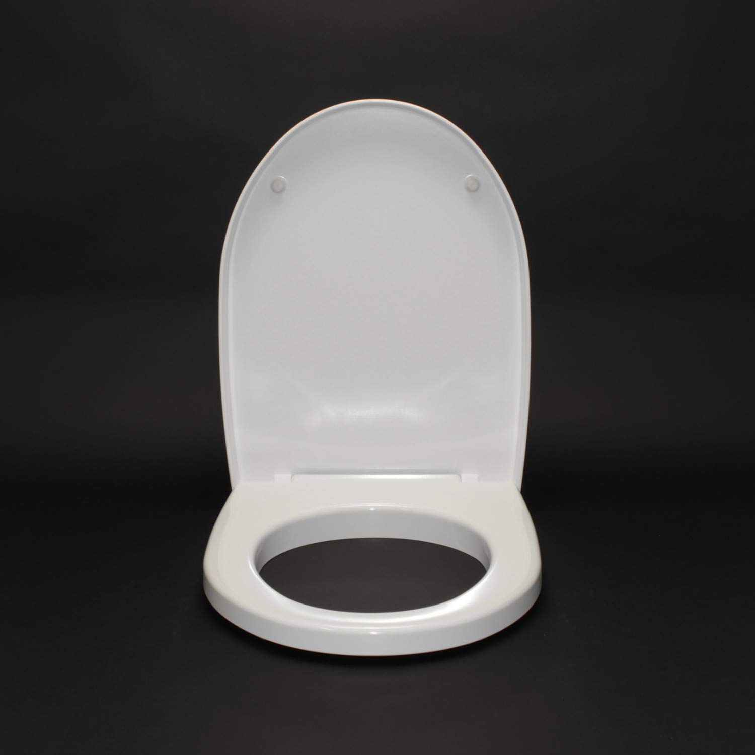 Copriwater per ESEDRA BULL come ORIGINALE TERMOINDURENTE BIANCO cerniera inox normale o rallentata soft close