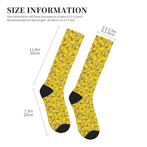 Image of MOLIAN Cute Ducks Compression Socks Women Men Circulation Best Support Stockings for Running Nursing Pregnancy