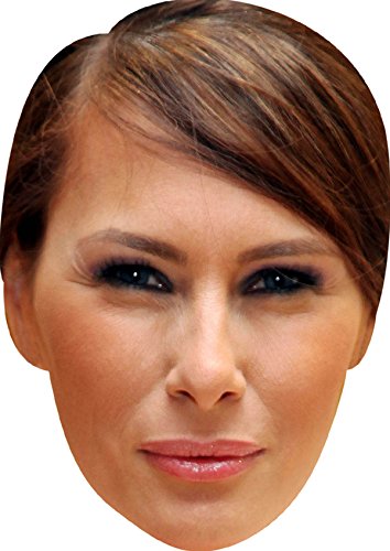 FoxyPrinting Melania Trump (2) Celebrity Party Celebrity Cardboard Party Face Mask Fancy Dress