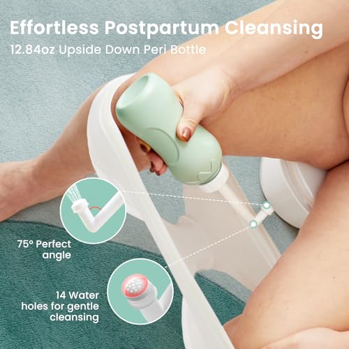 Image of Grownsy 15pc Postpartum Essentials Recovery Kit | Postpartum Kit for Women | Includes 5 Postpartum Pads, 5 Disposable Underwear, 2 Ice Packs, Peri Bottle, Perineal Spray & 28 Cooling Pad Liners