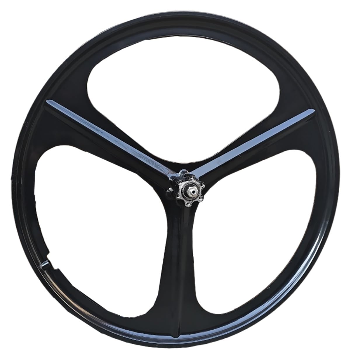 ZXGSXIOU 20/24'' Folding Bike Magnesium Alloy BMX Wheelset 406/451mm 3 Spokes Front Rear Wheels Disc Brake 100/135mm Hubs For 6-9 Speed Rotary