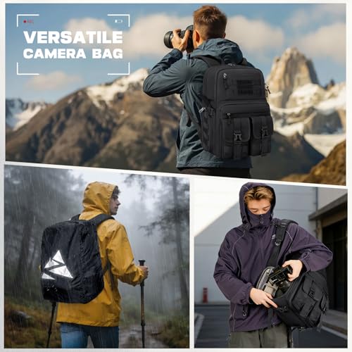 RAINSMORE Tactical Camera Backpack