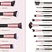 BESTOPE Makeup Brushes 16 PCs Makeup Brush Set Premium Synthetic Foundation Brush Blending Face Powder Blush Concealers Eye Shadows Make Up Brushes Kit (Rose Golden)