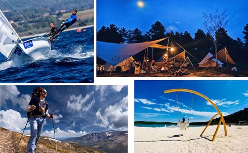 NorthPada Marine Schwimmendes Seil zum Bootfahren, Angeln, Rafting, Camping, Wandern, Jagd, Anker, Festmacher, Docklinien, Kajak, Kanu, Rettung reflektierender 10 mm x 20 Meter Blau