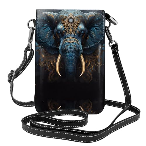 Sac à main en cuir pour téléphone portable élégance féminine