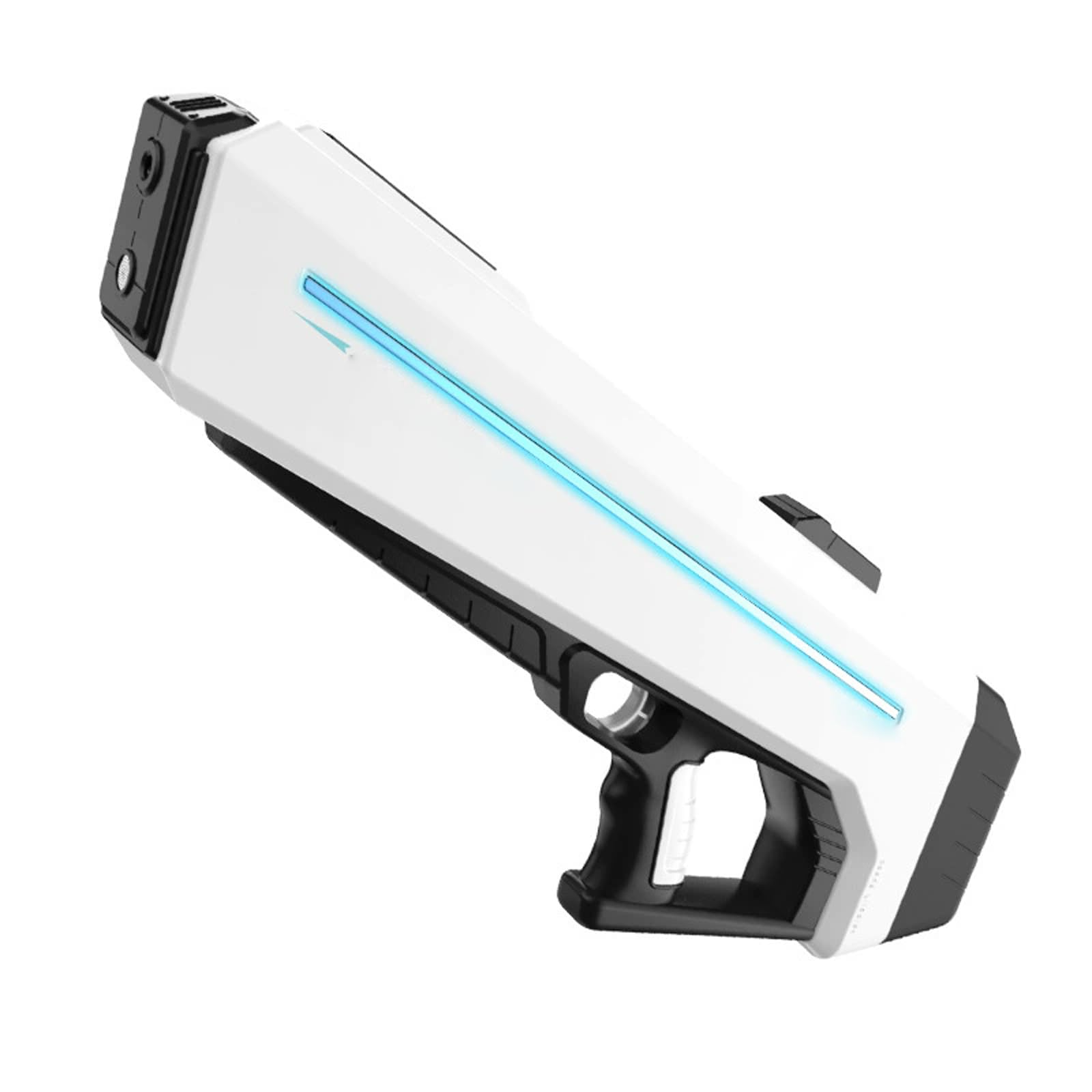RapidJet Pro - Electric Pulse Water Gun, Automatische Nachfüllfunktion, 7 Farben LED-Lichteffekte Wasserpistolen mit 10 Metern Reichweite, Sommer Outdoor Spielzeug für Erwachsene und Kinder (Schwarz)