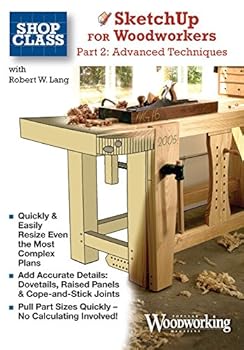 CD-ROM Sketchup For Woodworkers - Advanced Techniques Book
