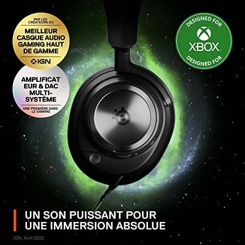 Casque Gaming haute fidélité filaire avec connexion systeme STEELSERIES ARCTIS NOVA PRO X Neuf - vue 7