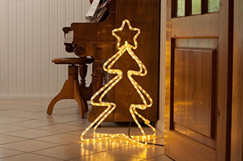 Preisvergleich Produktbild Weihnachtsbeleuchtung LED Weihnachtsbaum Silhouette ca. 90 cm hoch