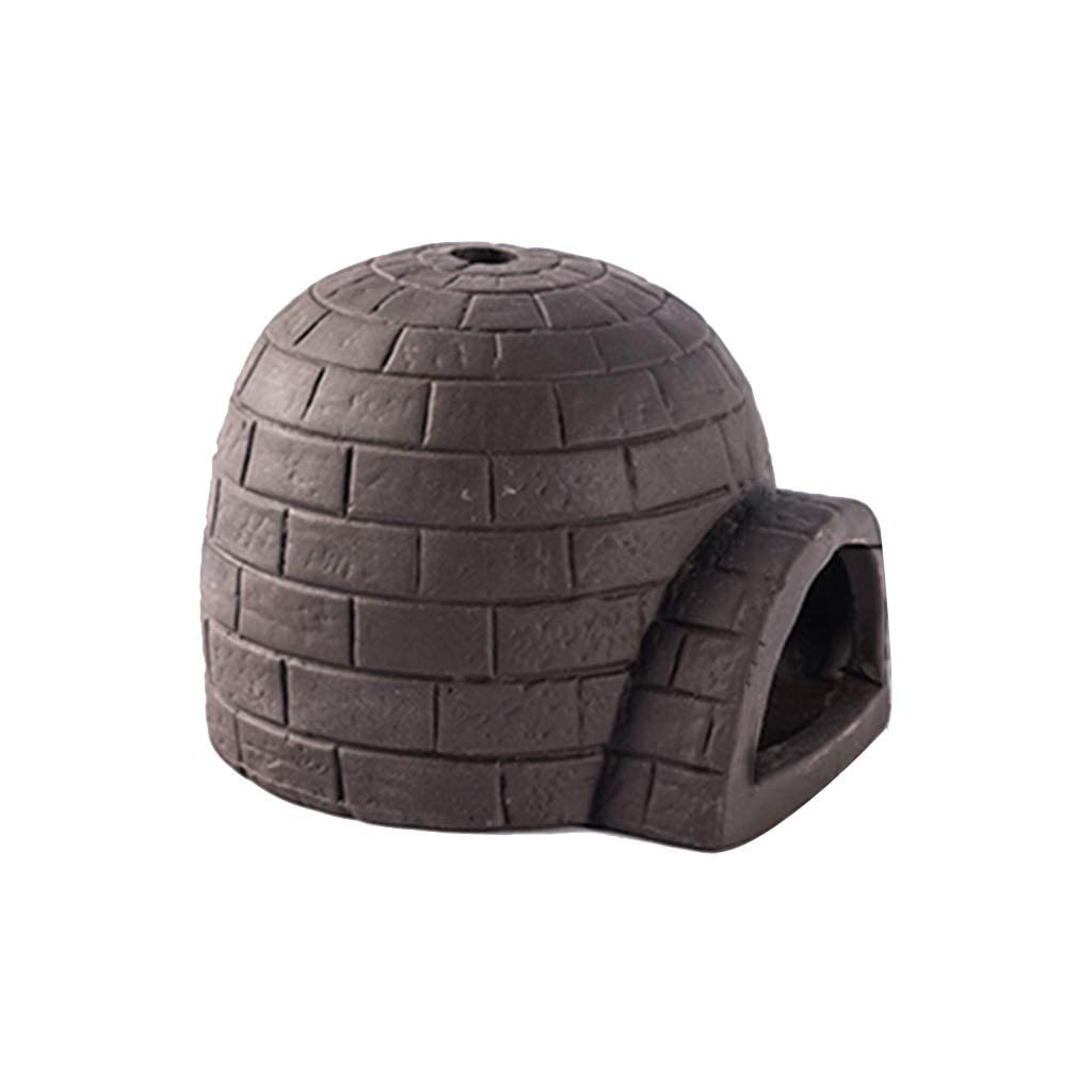 Casa de Nieve escondite de Reptiles, paisajismo de Acuario, decoración de hábitat, escondites de Peces, lagartos y Tortugas, Accesorios para Cajas de Cuevas de Reptiles