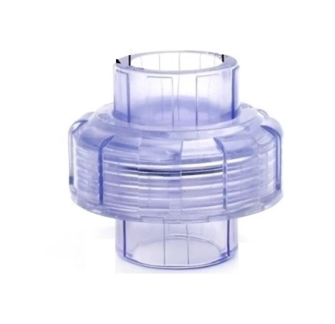 XIANGGUA 20~63mm Transparent UPVC Pipe Connectors Garden Irrigation Tube Joints Aquarium Fish Tank Drainage Pipe Fittings Valve(Light green,32mm)