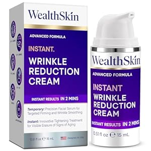 Instant Rapid Wrinkle Eye Cream: Temporary Effects Firm & Lift Under Eye Bags and Reduction Puffiness and Remover Dark Circles – 60 Second Tightener 15 mL