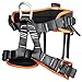 Produktbild JTSYUXN Absturzsicherung Klettergurte Sicherheitsgurt Taille Klettergurt,Baumpflege Schutz Gürtel Sicherheitsgurt für Damen Herren (Color : Orange)