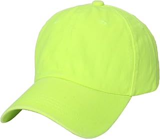 Gorra de béisbol fluorescente para mujer, gorra de béisbol brillante de color sólido, ajustable, casual, transpirable, a la moda, hip hop, protector solar