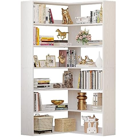 IRONCK 6-Tier Corner Bookcase Cover