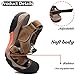 Imagen de Topwolve Sandalias Deportivas para Hombre Verano Exterior Senderismo Zapatos Transpirable Peso Ligero Cuero Sandalias de Playa Trekking Casual Antideslizantes Zapatos de Montaña