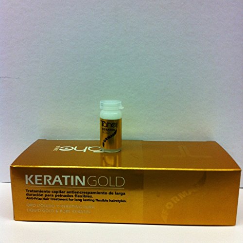 Tahe Botanic Keratin Gold Anti-frizz Hair Treatment 10x10ml