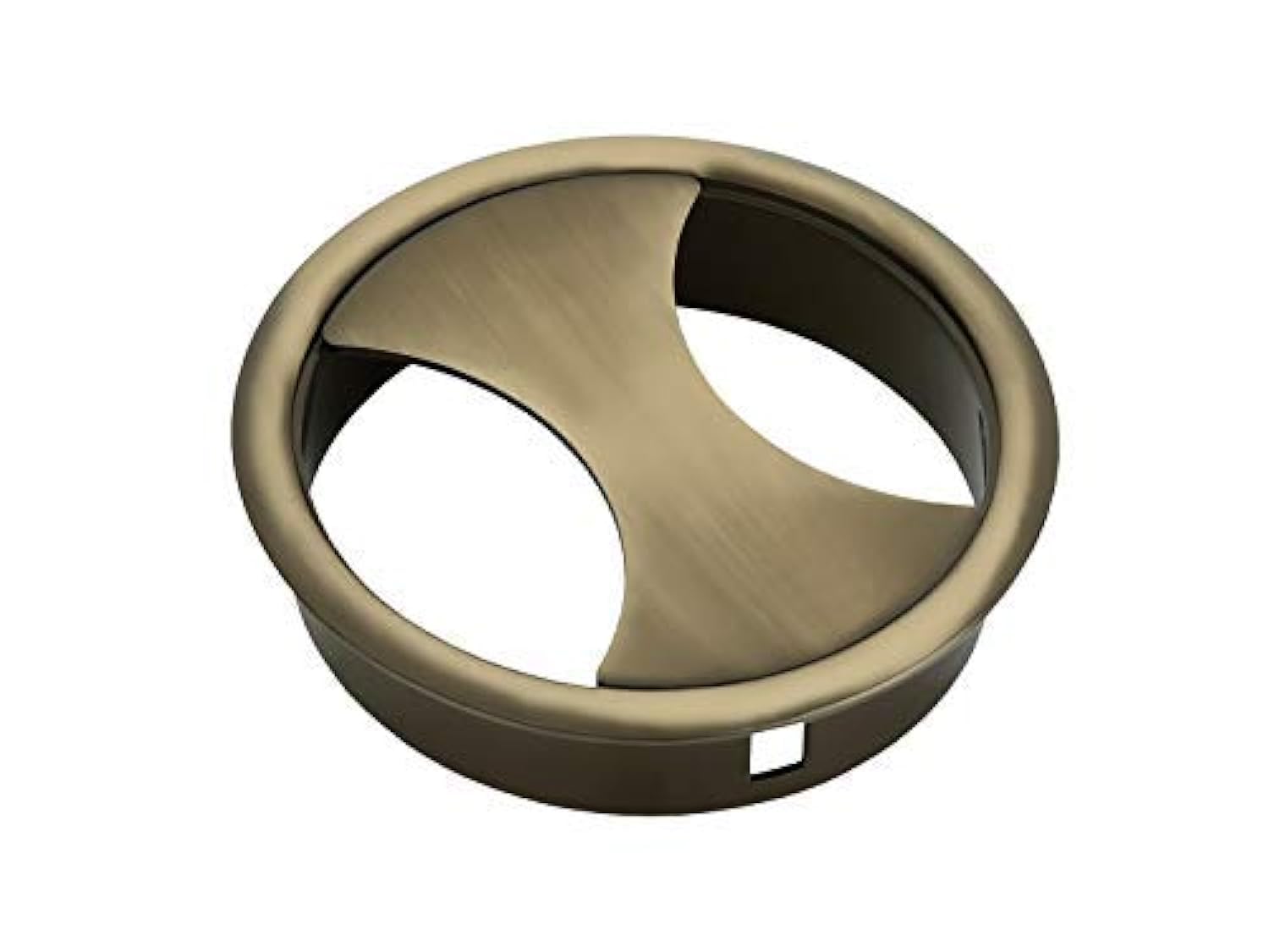 Nixnine Table Desk Grommet 2.5 Inch, Brass Antiqu Desk Cord Cable Hole Cover Grommet, Computer Wire Cable Organiser Manager - Pack of 1, (Brass Antiqu) (2.5Inch)-picture-17