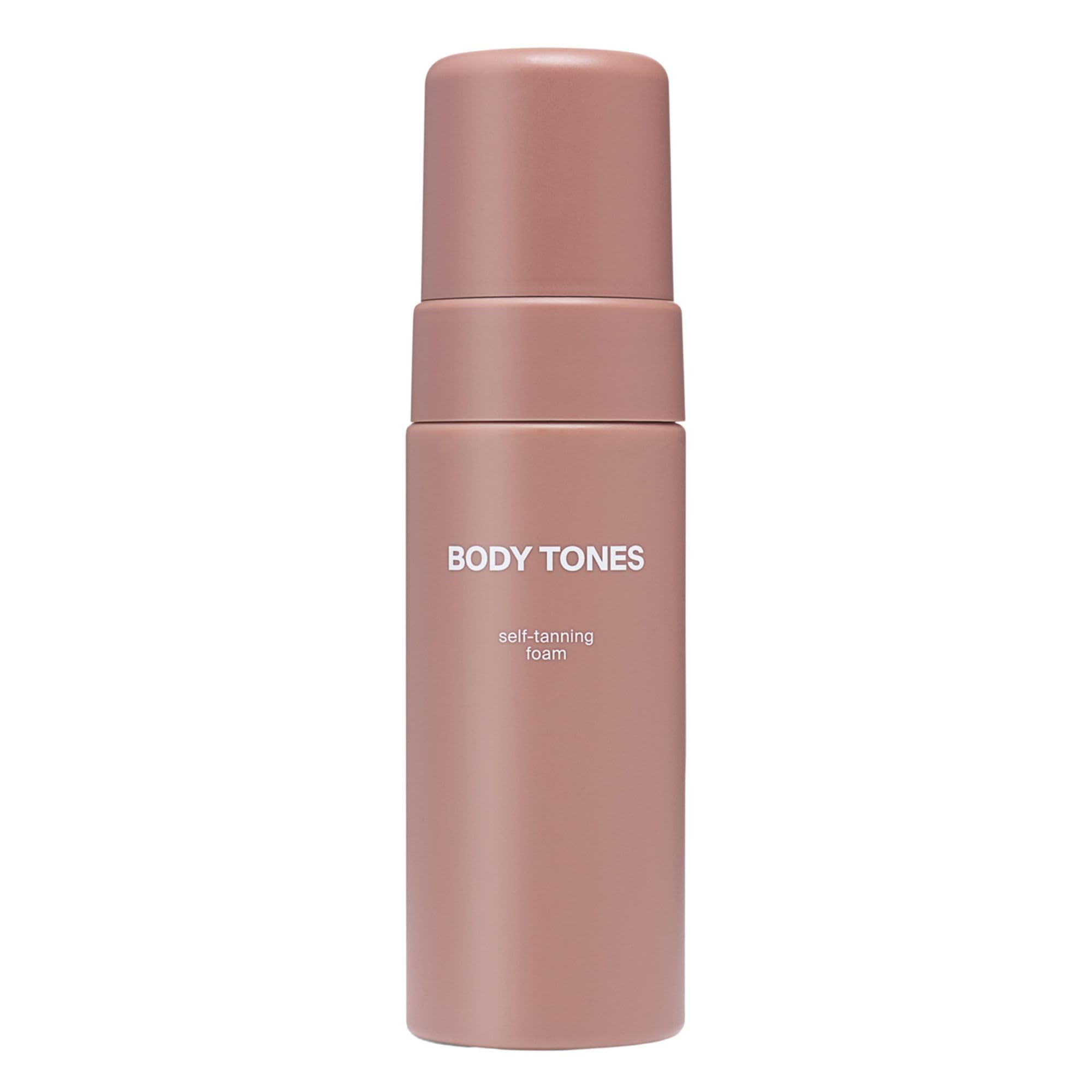 BODY TONES Mousse Autoabbronzante 155 ml – Self Tan Naturale, Abbronzante Idrratante Anti-Età per Ogni Tipo di Pelle