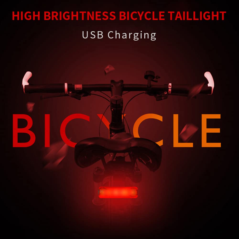 Rowerowe Tylne Światło 5 Tryby Światła Usb Tylne Światło Led Do Rowerowego Hełmu Ostrzeżenie Ostrzeżenie Led Mountain Tail Lampa,2600mah