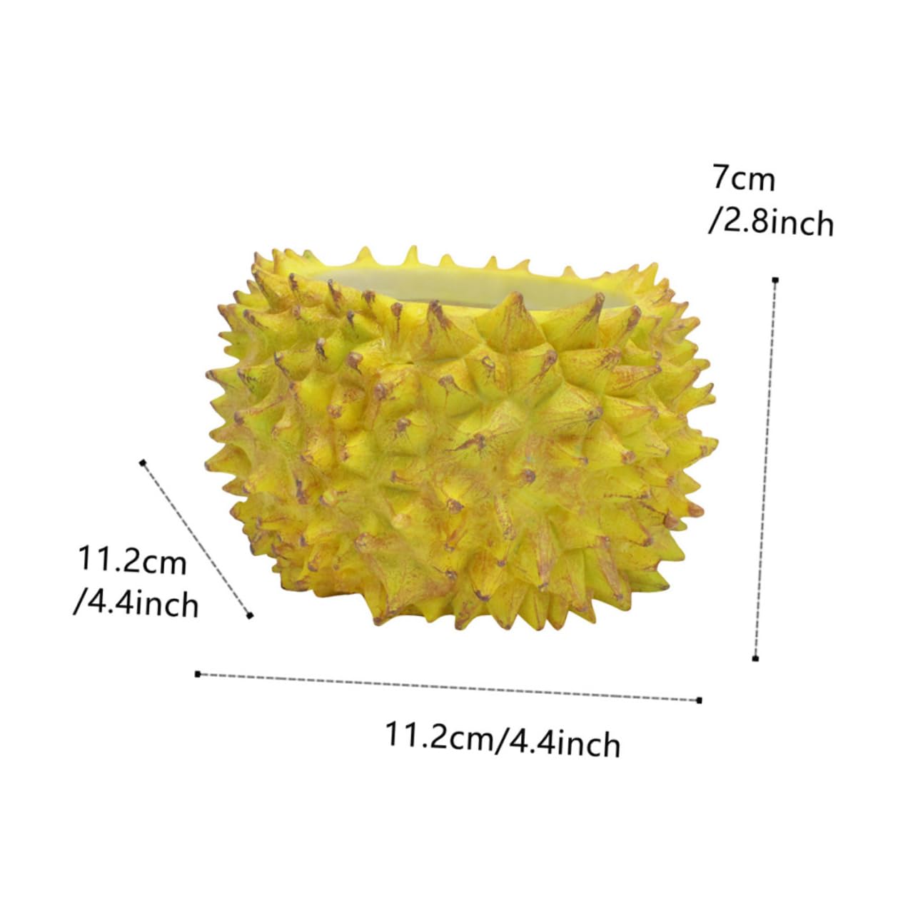 BESPORTBLE 3stücke Durian-Form Blumenvase Aus Harz Dekorativer Pflanzbehälter Für Trockenblumen Tischdeko Und Hochzeitsfeiern Stabil Und Pflegeleicht Modernes Design Für Kreative