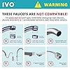 IVO Tap Water Filter System for Standard Faucets – 4-Stages with NSF-Approved Microfiltration Technology – Removes Chlorine, Rust, Sediments and Microscopic Contaminants – Retains Healthy Minerals