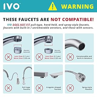 IVO Tap Water Filter System for Standard Faucets – 4-Stages with NSF-Approved Microfiltration Technology – Removes Chlorine, Rust, Sediments and Microscopic Contaminants – Retains Healthy Minerals