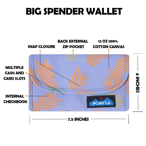 Image of KAVU Big Spender Tri-fold Wallet Clutch Travel Organizer