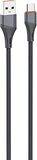 LDNIO LS631 TYPE-C 30W Fast charging Alumnum Alloy Data Cable 1M Length - Gray