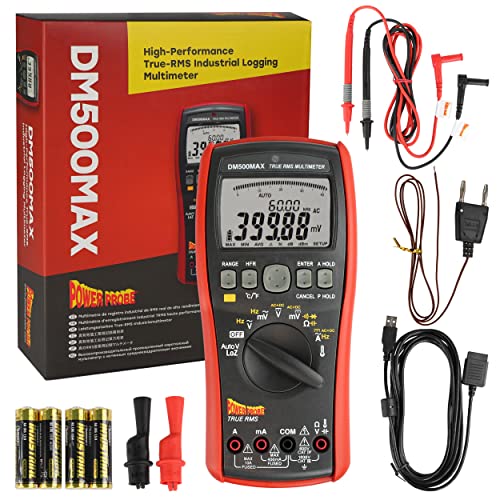 Power Probe DM500MAX Advanced Digital Multimeter Tester Amperage, Ohm