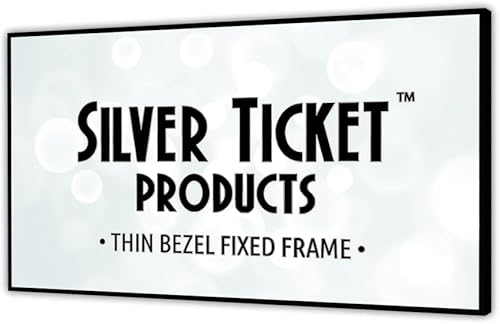 Miniatura 2 de Silver Ticket Products Serie S7 - Marco fijo de cine en casa de 6 piezas, marco fijo 4K8K Ultra HD, HDTV, HDR y pantalla de proyección 3D activa,
