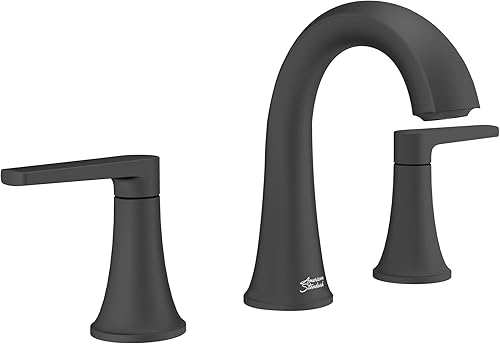 American Standard 7429801.243, Becklow - Grifo de baño generalizado de 8 pulgadas, negro mate