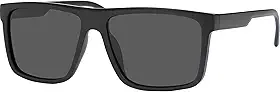 Óculos de Sol Masculino Quadrado Polarizado UV400 Preto E Cinza VH 2831