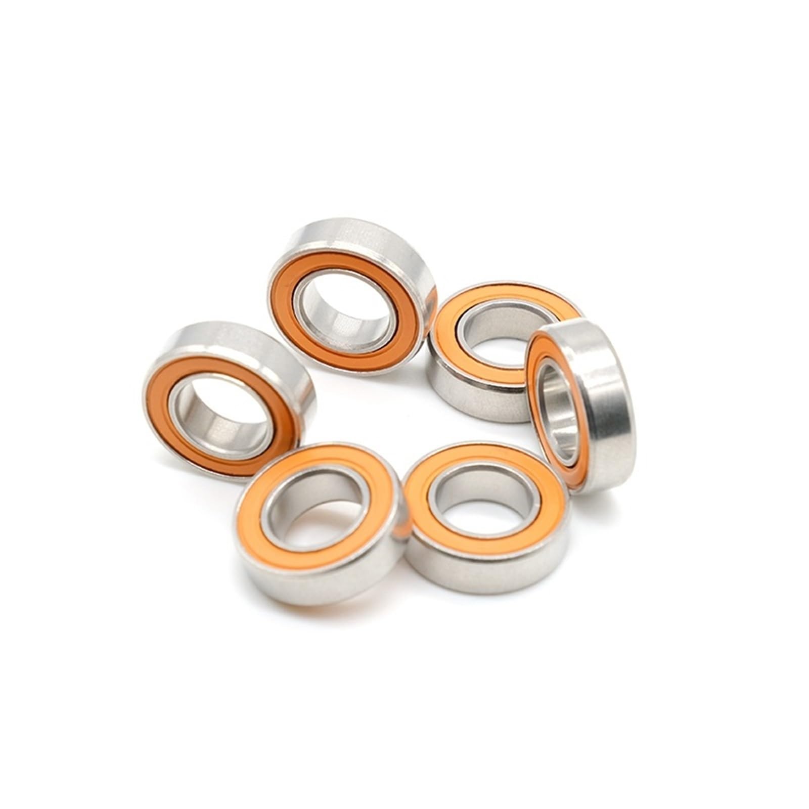 Rodamiento de bolas de cerámica híbrido de acero inoxidable 689 S689RS (9 x 17 x 5 mm, 2 unidades)