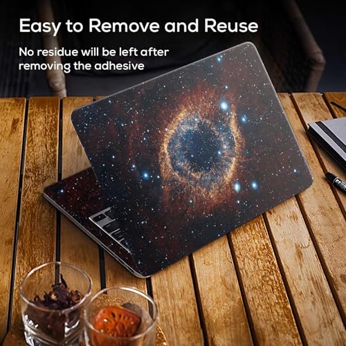 Image of Galaxsia New Universe Full Body Vinyl Laptop Skin /Sticker /Cover Upto 15.6 Inches Laptops Laminated-Removable-HD Quality Compatible for Hp-Dell-Sony-Lenovo-Asus etc.(15x10 Inches)