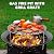 Portable Propane Fire Pit, 24 Inch Smokeless Gas Fire Pit Bowl for Outside, 60,000 BTU Outdoor Firepit with Grill Grate & Lid for Camping, Patio, Yard, Garden