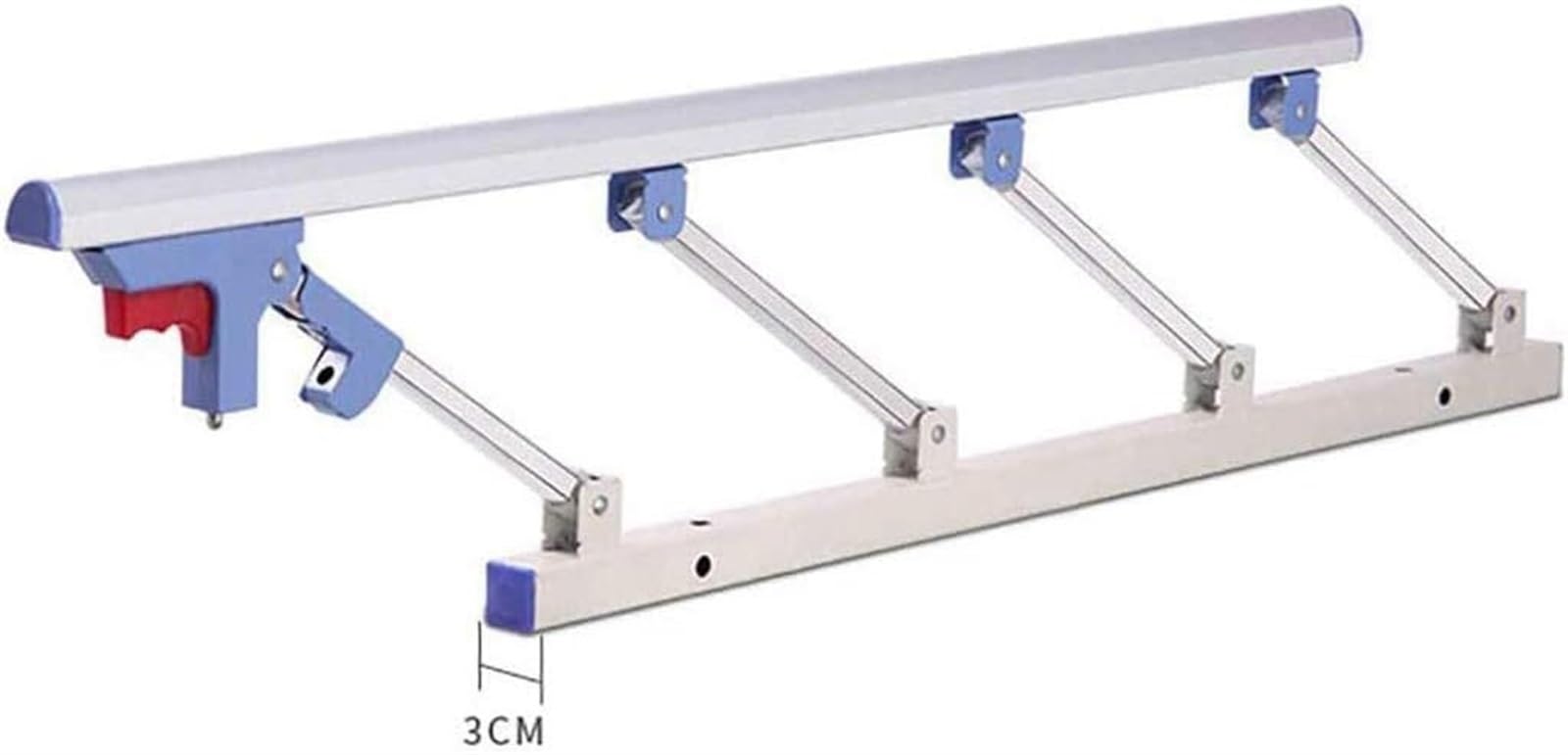 Barandillas de Cama para Personas Mayores, Protector de Seguridad for barandilla de Cama for Personas Mayores, asa Plegable for Cama de Hospital, 85x40 cm