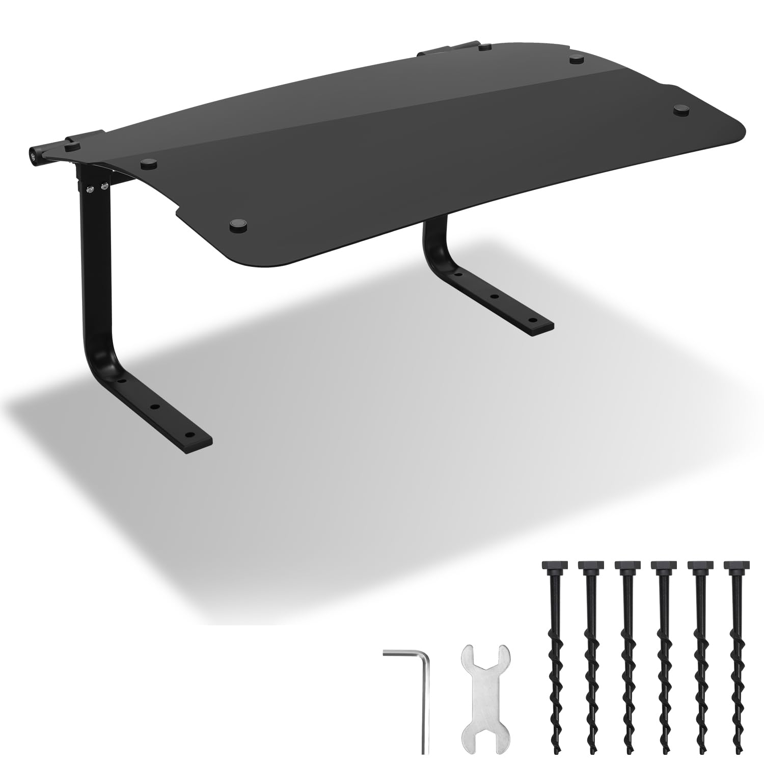 Herrselsam Garage pour robot tondeuse - Abri de voiture couvert pour toit de robot tondeuse - Résistant aux intempéries - 73 x 57 x 40 cm - Matériau : métal + plastique